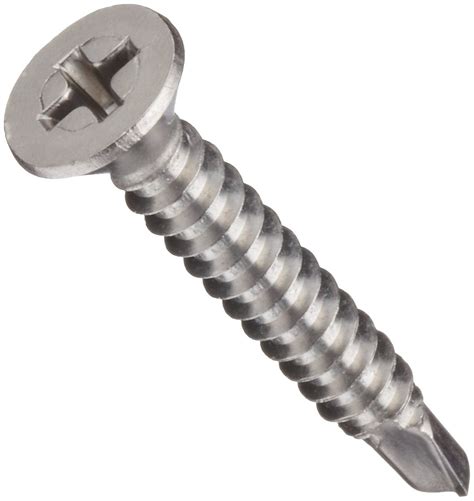 1 inch flat head sheet metal screws|self cutting screws for metal.